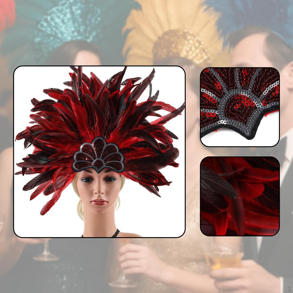 Feather Headdress for Carnival, Festival Performances