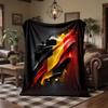 Germany national football team Print Flannel Blanket Soft Warm Sofa Bed Throw Blanket For Home Office Bedroom