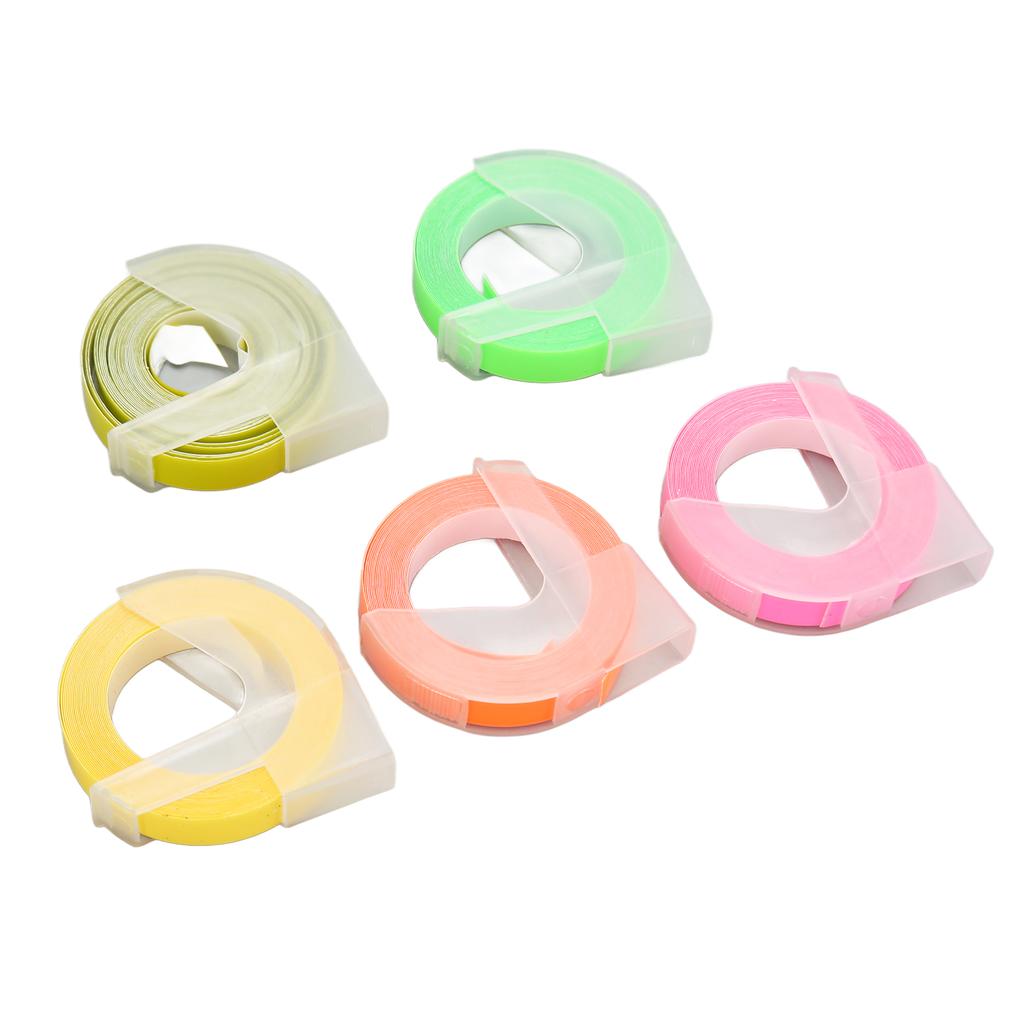 5 шт. 3D тисненые этикетки ленты самоклеящиеся тисненые этикетки для 12813 12814 1610 1540 153