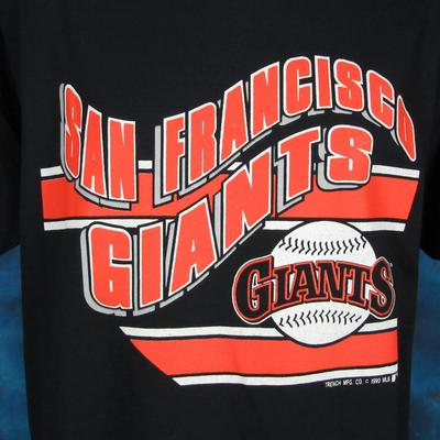 Новый с бирками винтажная футболка 80-х SAN FRANCISCO GIANTS РАЗМЕР L/XL бейсбол mlb одинарный шов