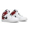 Кроссовки Air 1 Mid GS Chicago Retro Белые и Красные 554725-116