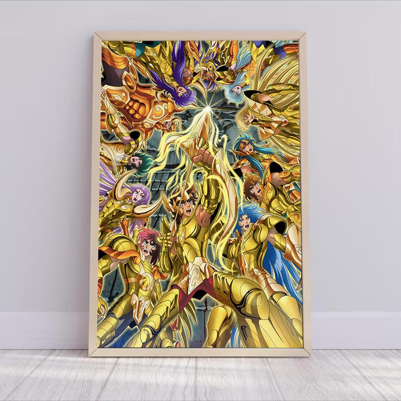 Saint Seiya Anime Poster Home Decoration Posters for Wall Decoration Painting on Canvas Decorative Paintings Room Decor Art the