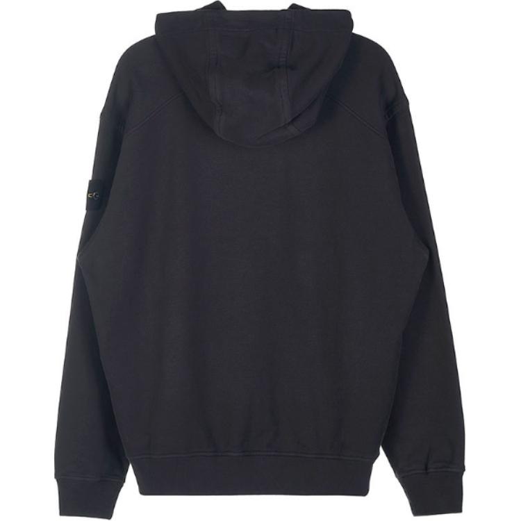 STONE ISLAND Толстовка мужская с капюшоном и длинным рукавом Compass Patch черная 771561820-V0065