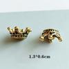 1 Multi-Color Three-Dimensional Alloy Small Crown Diy Jewelry Accessories