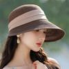 Весна и лето Новая шляпа от солнца Женская солнцезащитная шляпа в иностранном стиле Модная соломенная шляпа для отпуска Летняя шляпа от солнца