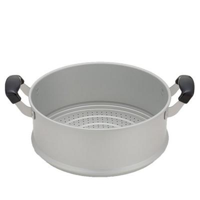Пароварка Hokuriku Aluminum, 30 см, Легкая, Анодированная "Yuge Kiko", Сделано в Японии, Серебристая