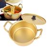 ZK30 Корейская кастрюля для лапши рамен Корейская желтая алюминиевая кастрюля Кастрюля для лапши быстрого приготовления (16см)