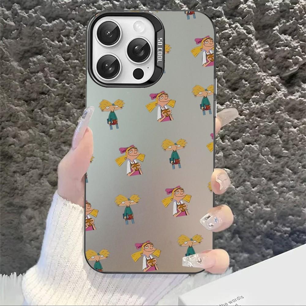 Чехол для телефона Хей Арнольд для iPhone 16 15 14 13 12 11 Pro Max X XR XSMAX 8 7 Plus Матовый Ударопрочный Задний Чехол