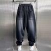 Мужские брюки весна и осень свободные прямые спортивные повседневные модные брюки для мужчин среднего возраста