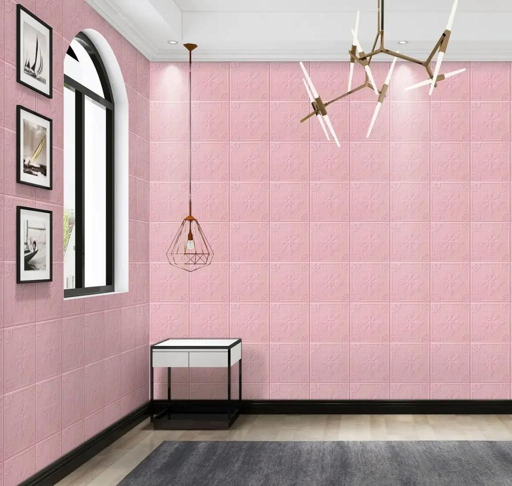 Европейский стиль Простые 3D Наклейки на стену Потолок ТВ Фон Декор Обои Аксессуары для ремонта дома Водонепроницаемый Декор