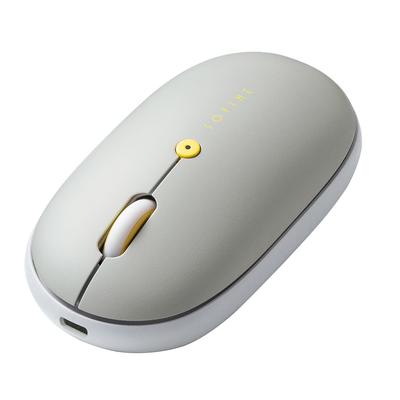 SANWA DIRECT Быстрая серая Bluetooth-мышь, Тонкая, Бесшумная, Перезаряжаемая, Type-C, Зарядка, Мульти-сопряжение, Легкая, Портативная, (400-MABT178GYN)