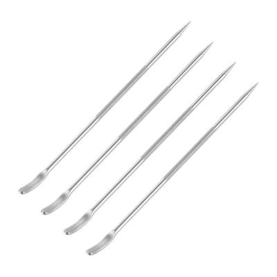 Набор из 4 ручек для кофе латте из нержавеющей стали uxcell, 135 мм, 5,31 дюйма, для украшения кофе и латте эспрессо