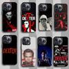 Чехол для телефона Декстер Морган для iPhone 17,16,15,14,13,12,11,Pro,Max,Plus,Mini,X,XS,XR,8,S,SE Мягкий черный чехол