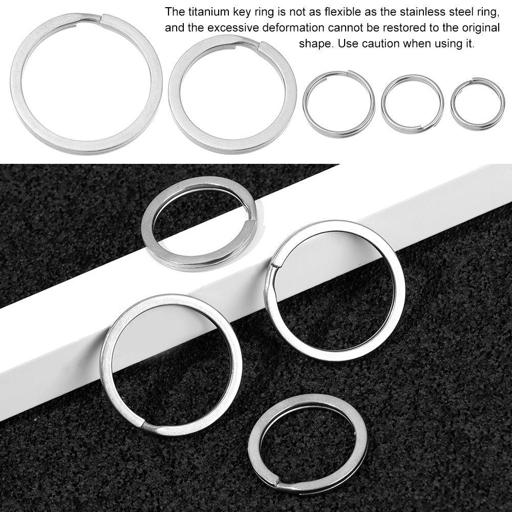 Camping Travel Goods Titanium Alloy Keyring Buckle EDC Keychain Portable Holder Key Ring