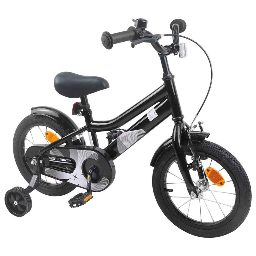 Kids  Bicycle 16 Inch for Ages 4 6 Black
