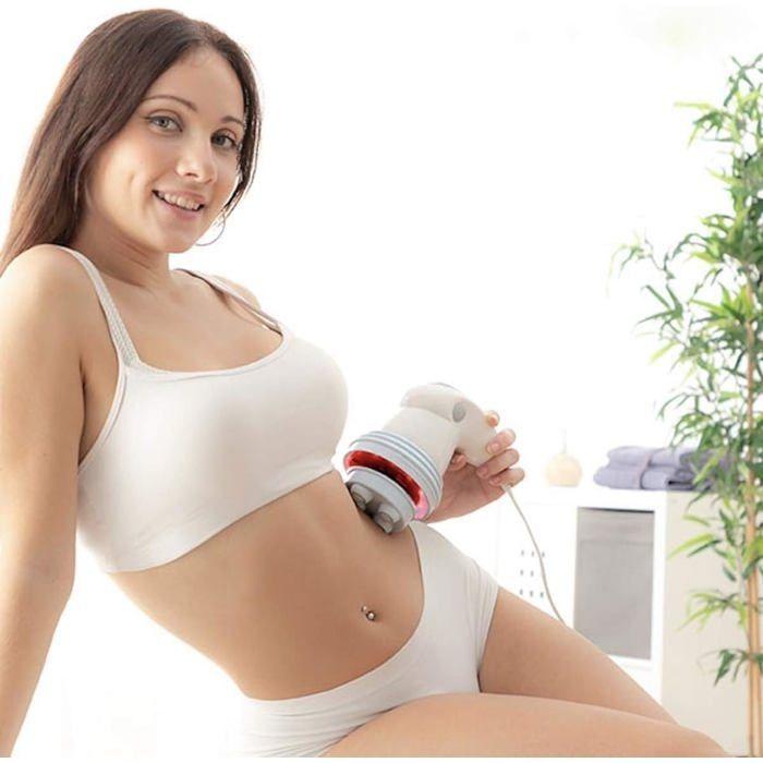 Appareil de Massage Anticellulite - CELLUSTOP - 5 Têtes Changeables - Chaleur Infrarouge - Vitesse Ajustable