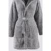 Однотонный плюшевый халат-халат Wellsoft с капюшоном унисекс | Халат