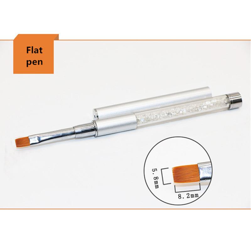 Инструменты для дизайна ногтей, кисть для дизайна ногтей, ручка для резьбы по кристаллам, ручка для фототерапии, ручка для рисования, окрашенная градиентная точка, цветочная ручка для ногтей