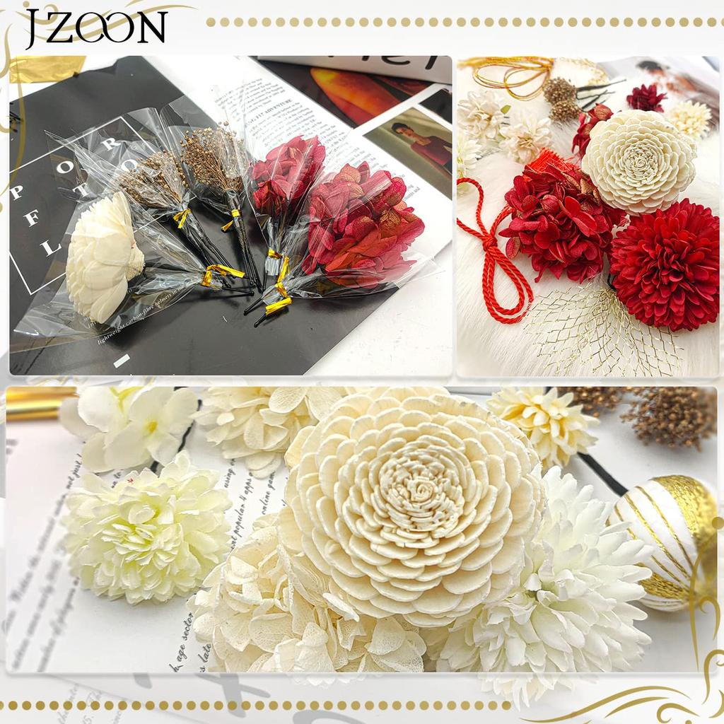 JZOON Luxurious Flower Hair Coming of Age Japanese Graduation Hair Cute Flower White Ornament, Reception, Wedding, Ceremony, Clothing, Hakama,