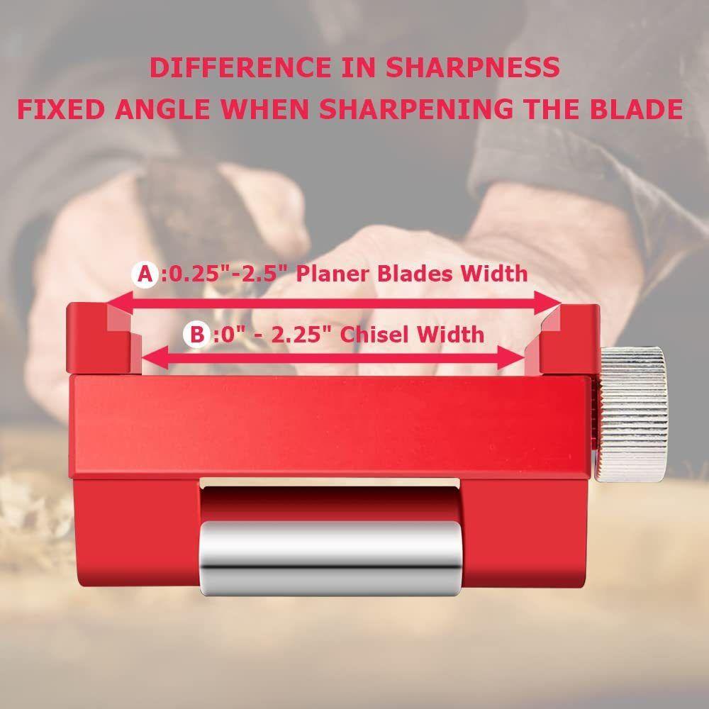 Metal Construction Wood Sharpener Abrasive Tools Woodwork Sharpener Sharpening Jig  Tool Fixing