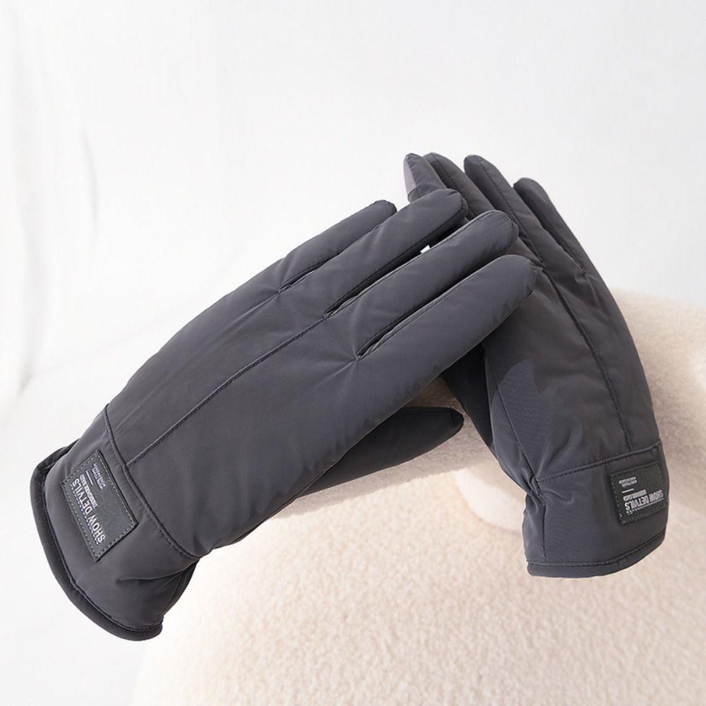 Windproof Men Skiing Gloves Cycling Mittens Elastic Snowboard Gloves Hiking