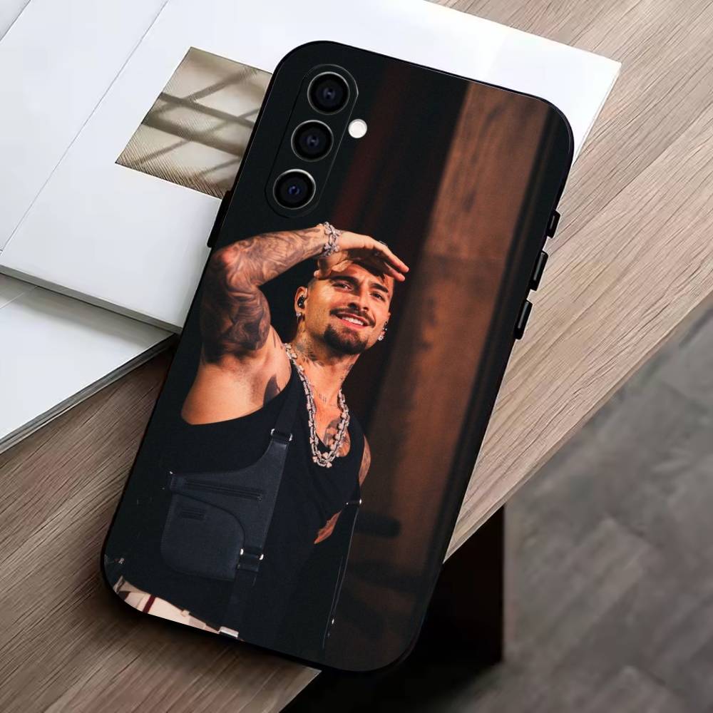 Singer-M-Maluma Phone Case For Samsung Galaxy A73,A72,A71,A70,A53,A52,A51,Soft Silicone Black Cover