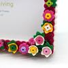 Color Block DIY Photo Frames Handmade Wall Photo Holder Flower Picture Frame  Family Activity Gift