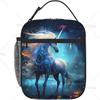 Изолированный ланч-бокс Fantasy Unicorn для женщин и мужчин, сумки для ланча Mysterious Forest, портативная многоразовая сумка для ланча для работы, пикника