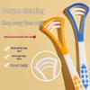 Портативный силиконовый скребок для языка и очиститель для освежения дыхания