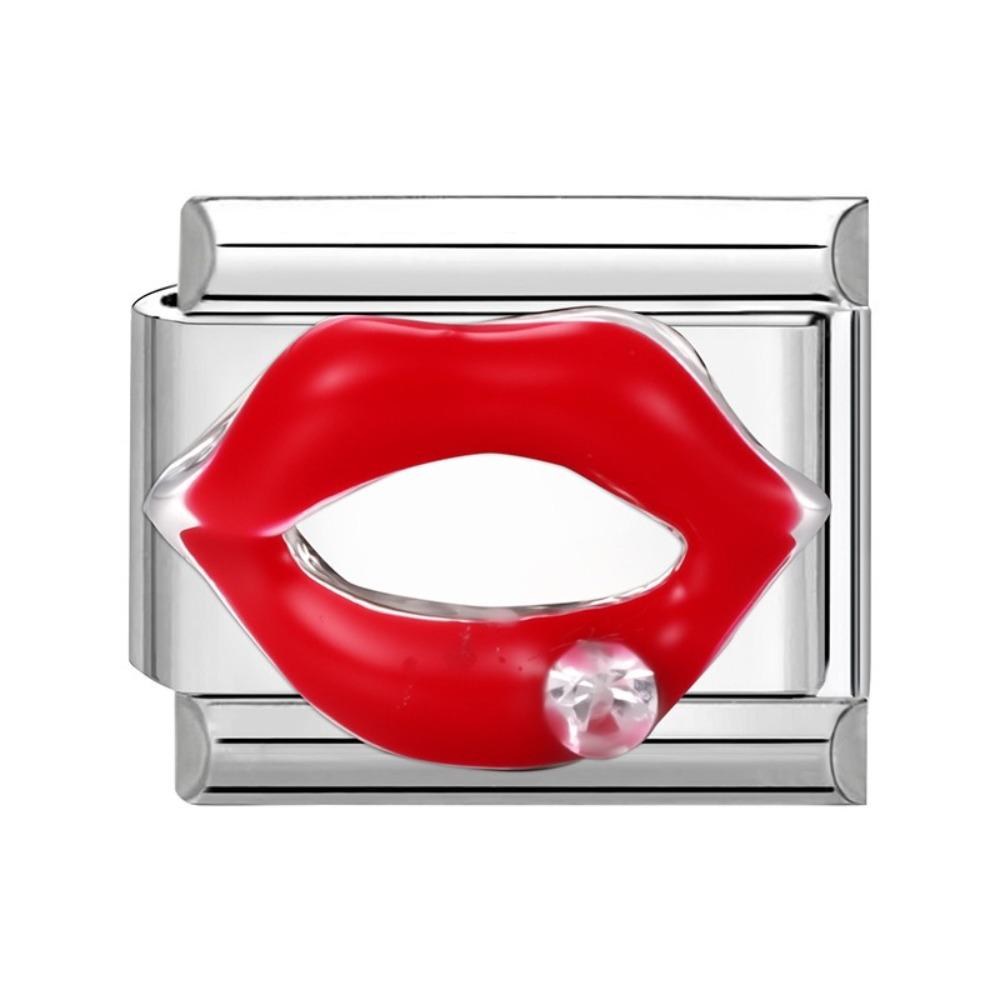 Браслет-шарм из нержавеющей стали, звеньевой, с бантом, ювелирное украшение, модный модульный браслет, аксессуары, подарок