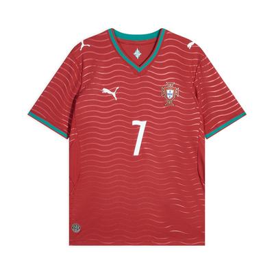 Puma Криштиану Роналду Португалия 2026 Домашняя игровая футболка 'Club Red Green Lagoon' Мужская 788141-77