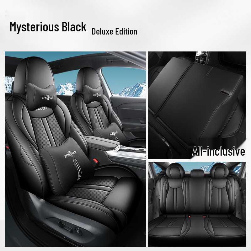 Volkswagen Passat PRO Leather Seat Covers: All-Season Full Coverage Cushions for 25 Models