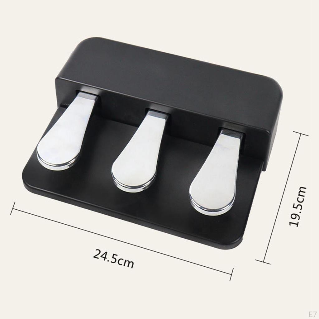 Педаль сустейна для фортепиано Премиальные аксессуары Высокая производительность Три устойчивых для упражнений