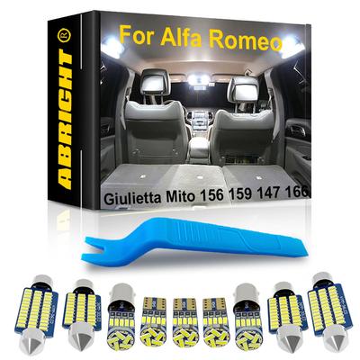 Светодиодный светильник для салона автомобиля для Alfa Romeo Giulietta Mito 156 159 147 166 SW JTD GTA Stelvio Q4 1998-2018 Canbus лампа авто