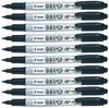 PILOT Marker Fine 10 Pens Pen, Tip, Black, (MN120EF10B)