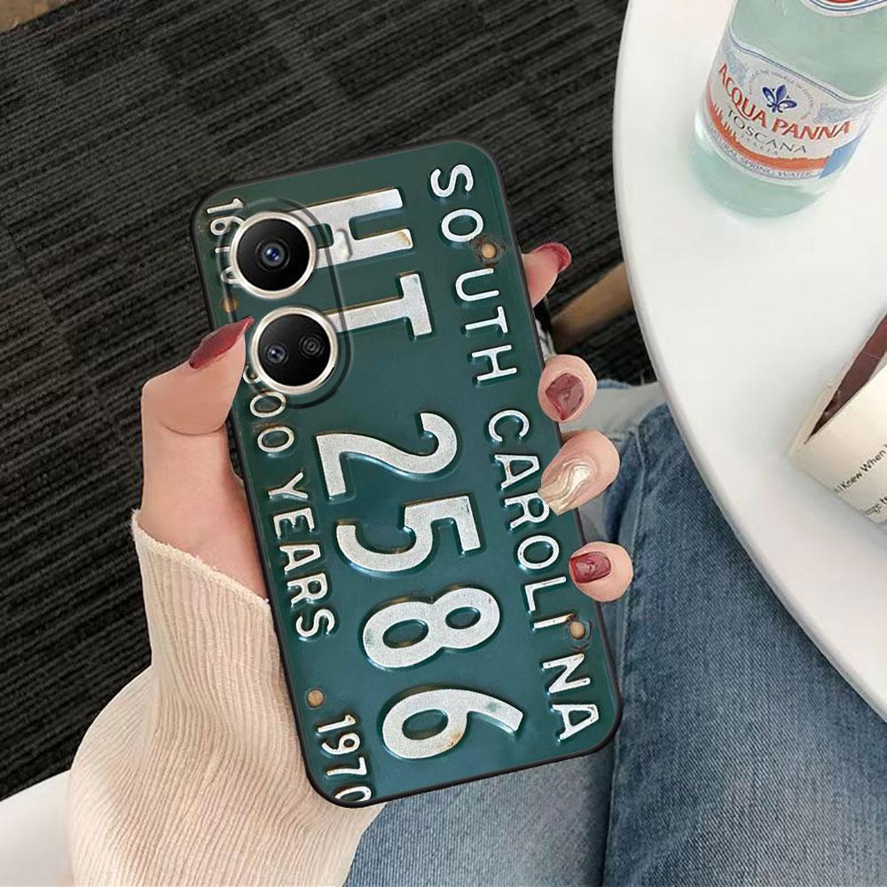 Винтажный Классический Чехол-Номер Для HUAWEI NOVA Y70 3I 7I 8I 9SE P30 Y9 HONOR 8X 9X 20 90 X5 X6B X7A X7B X8B X9 X9B X9A Чехол