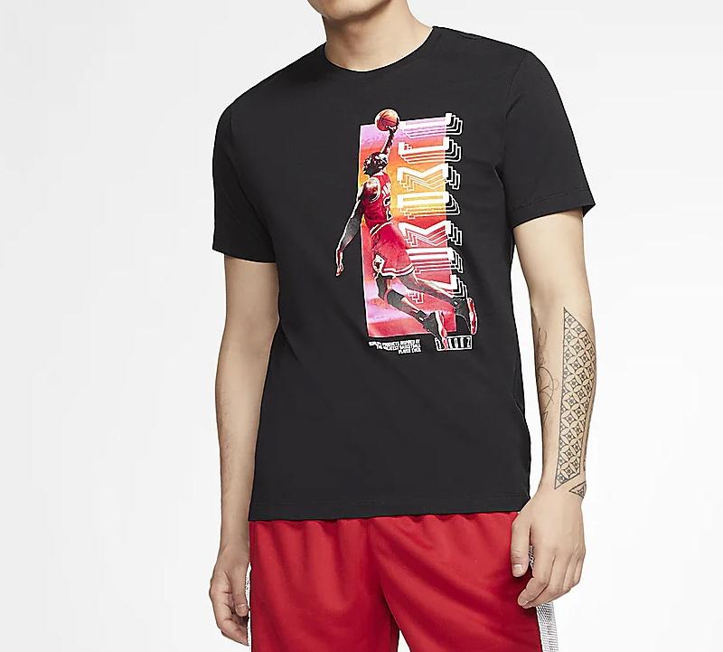 Мужская футболка Jordan Set in Sleeve Мужская Черная