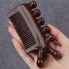3 в 1 массажная расческа из сандалового дерева, расческа-меридиан, деревянная расческа для лечения волос, деревянная расческа