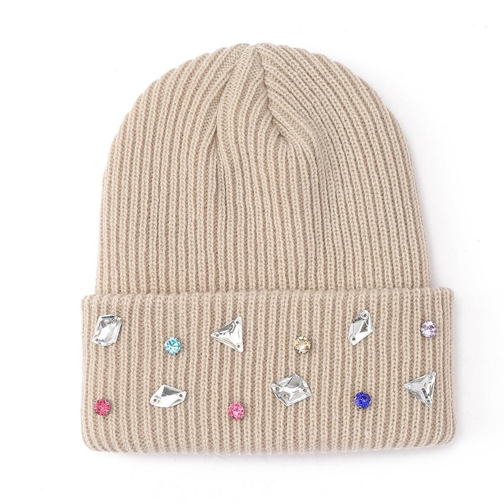 Thickened Winter Knit Hat Brimless Cold Cap New Pullover Hat Women and Men