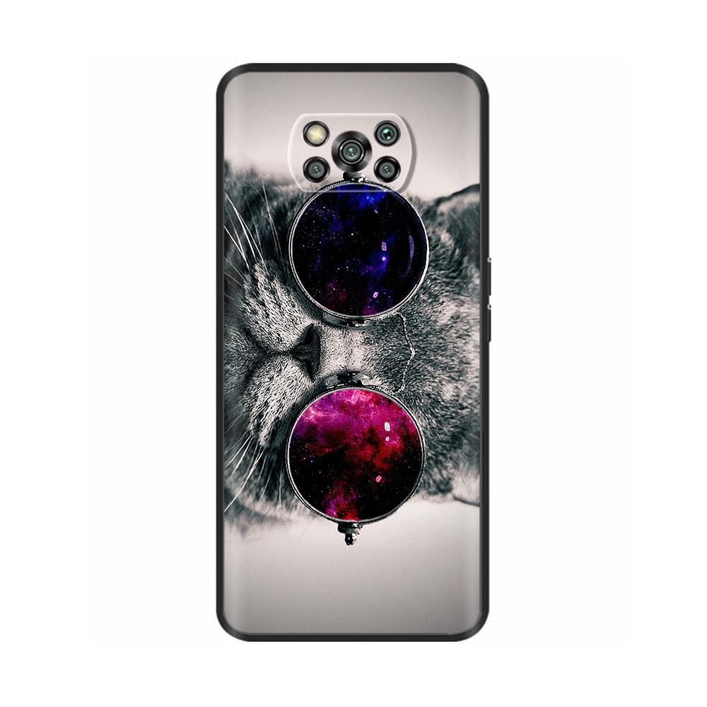 Для Xiaomi Poco X3 NFC Чехол С принтом Мультяшный Силиконовый Задняя крышка Мягкий Бампер Чехол для телефона Для POCO X3 Pro X 3 ТПУ Чехол Funda 6.67''