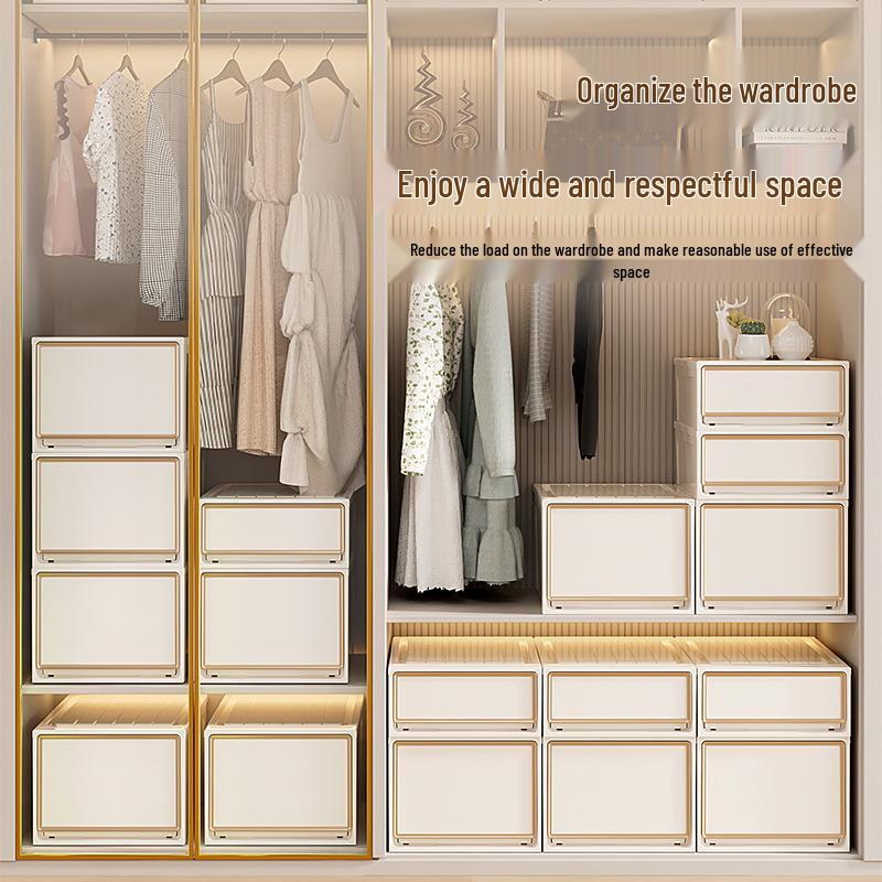 Large Capacity Plastic Drawer Storage Box for Clothes & Underwear