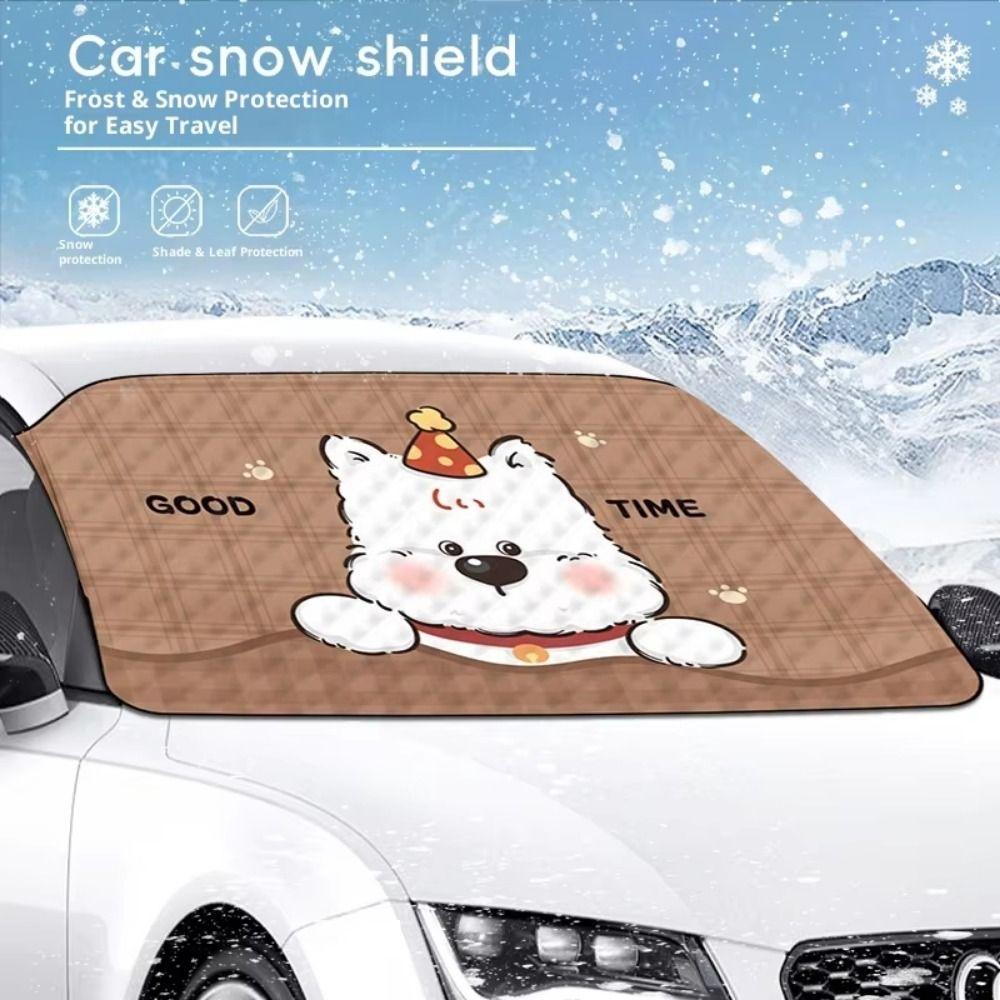 Waterproof Ice Windshield Cover Sun-protective Windshield Sunshade Winter Season