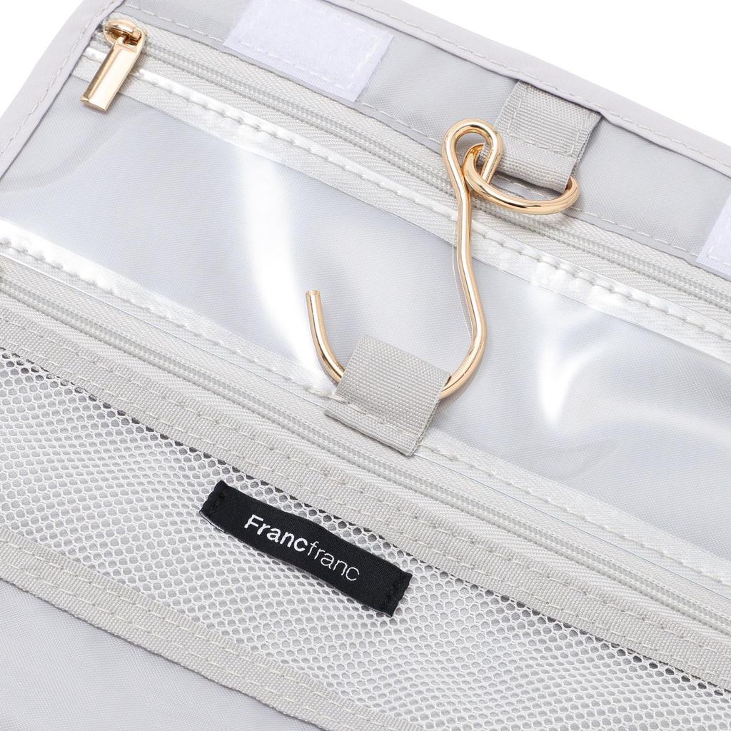 Francfranc Поп Стежок Стеганый Подвесной Светильник Дорожная Косметичка Подвесной Чехол, Средний, Фиолетовый, Водоотталкивающий, Чехол, Чехол,