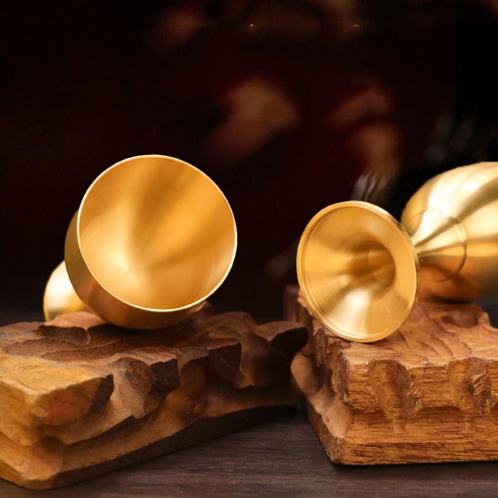 Carved Desktop Ornaments Not Fade Wine Cup Exquisite Goblet  Dining Room