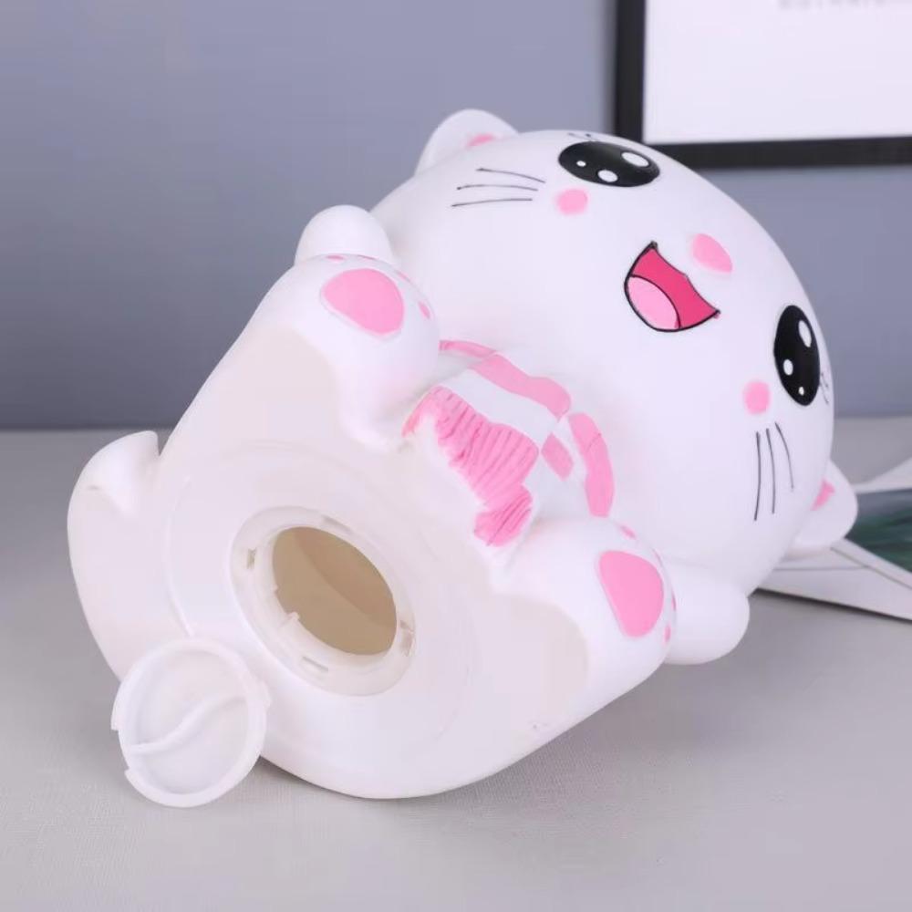 Мультфильм Счастливый Кот Украшение Милый Животный Сберегательный Горшок Простая Маленькая Кошка Копилка Детская Игрушка