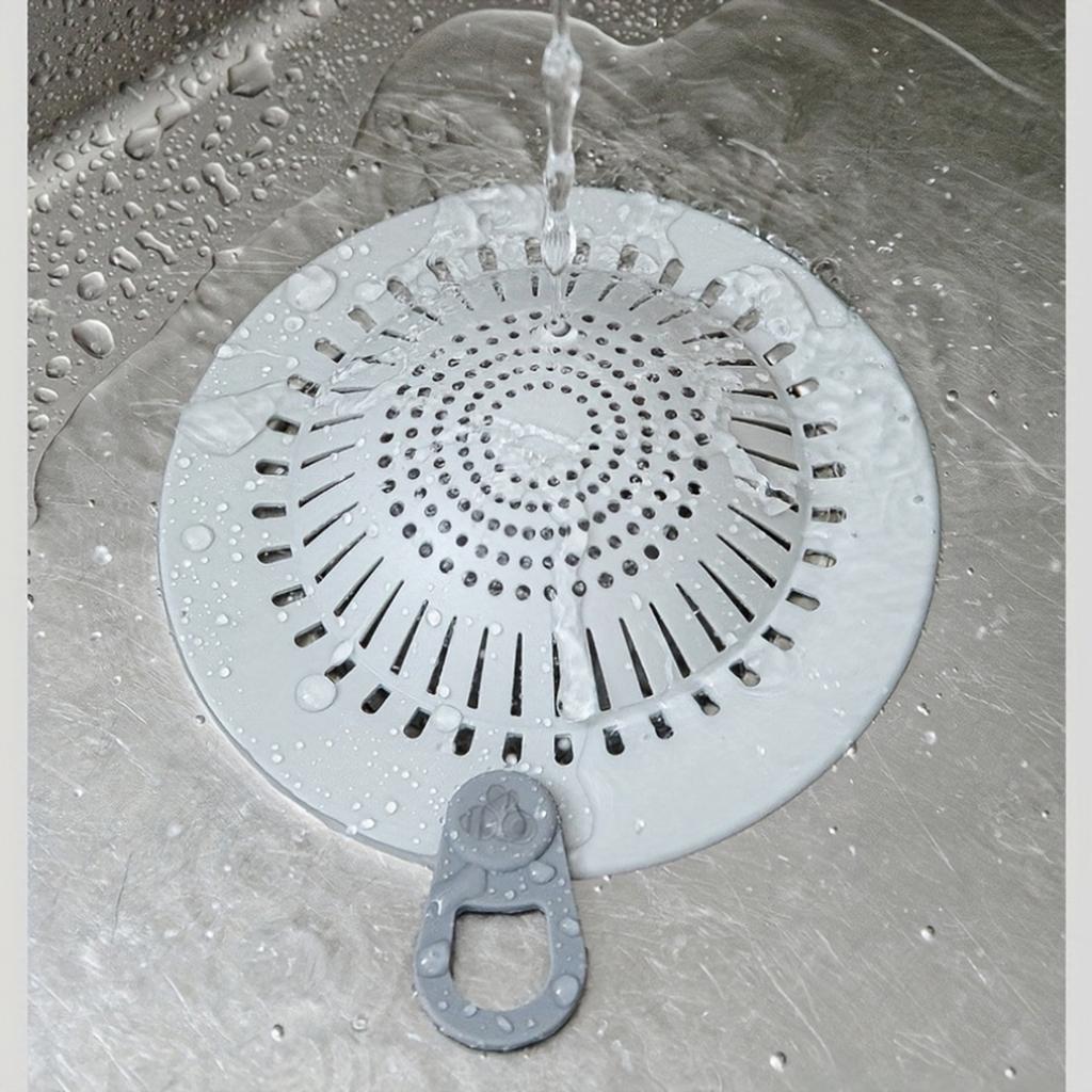 Kitchen Sink Strainer Mesh Drain Cover for Bathroom Wash Basin and Utility Sinks Anti Clog Filter with Easy Lift Handle