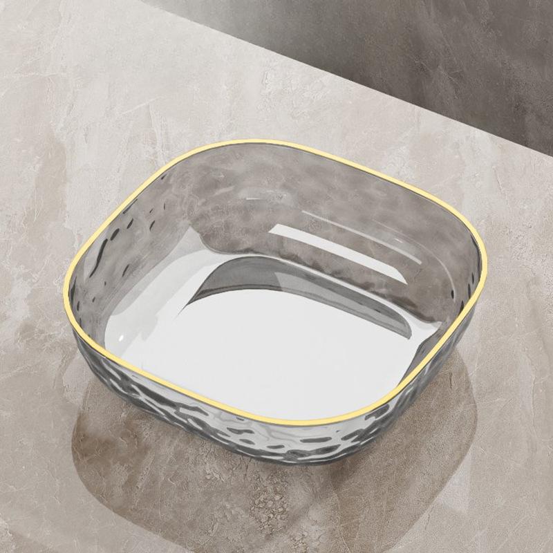 Легкая Роскошь Фруктовая Тарелка Фруктовая Тарелка Тарелка для Сухофруктов Коробка для Сухофруктов Фруктовая Тарелка Высокая Ценность Высокий Класс Прозрачная Фруктовая Тарелка Тарелка для Закусок