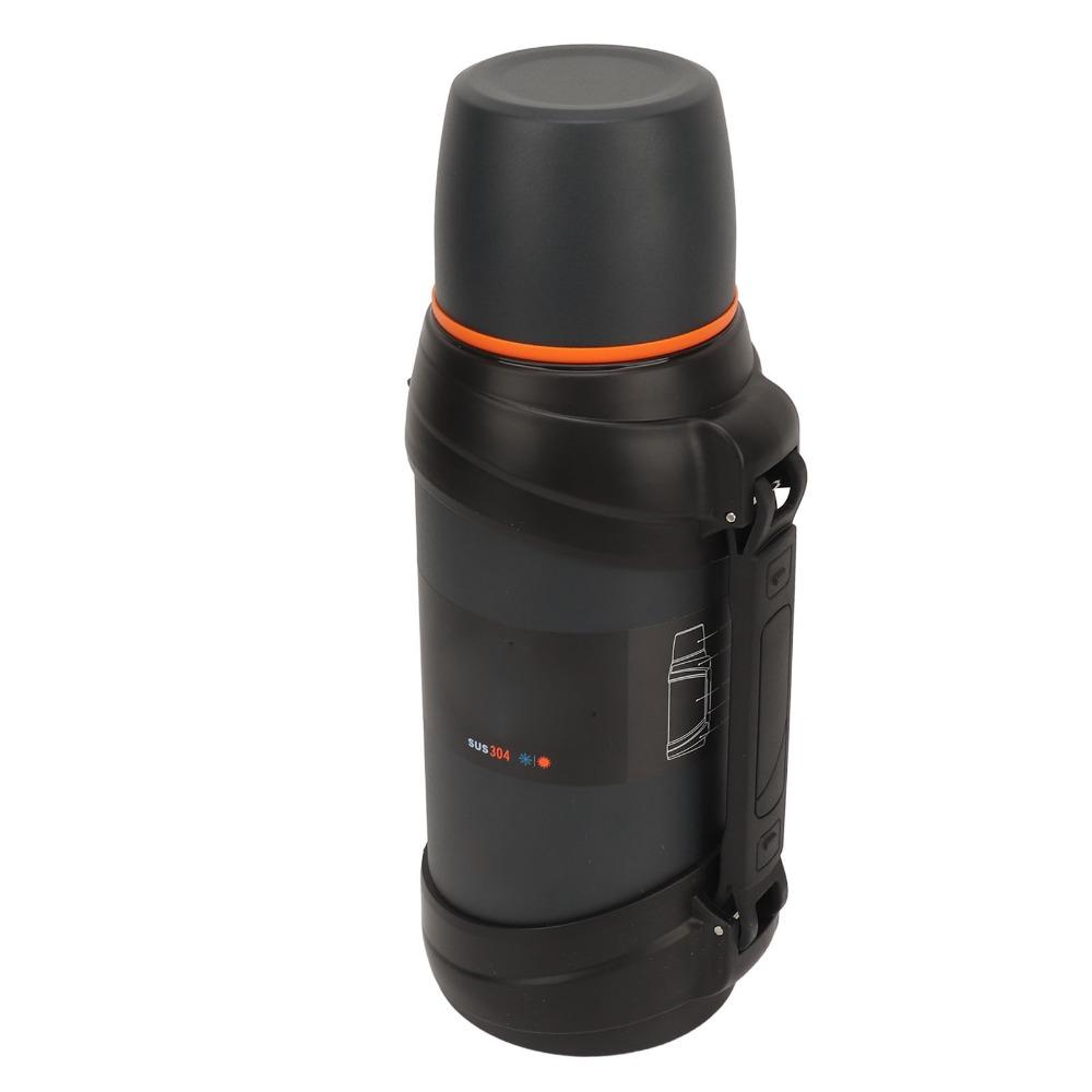 2000ml Sports Bottle Rustless Steel Sports Tumbler Portable Outdoor Water Jug Long Distance Travel