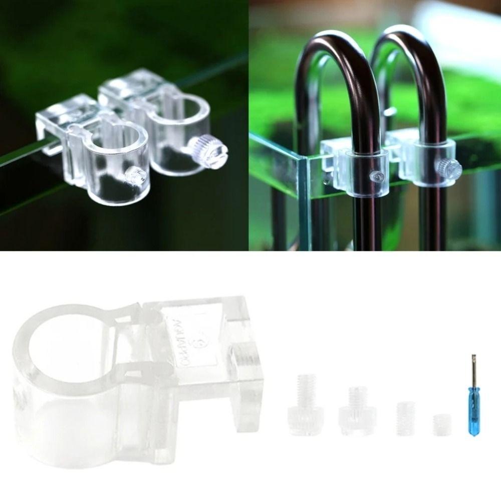 High-end Water Inlet Outlet Pipe Fixing Clip Hard PC Material Aquarium Hose Holder Aquarium