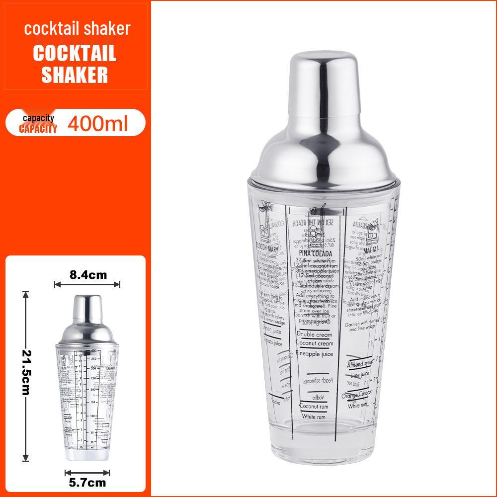 600ml Glass Shaker Set for Coffee and Bubble Tea